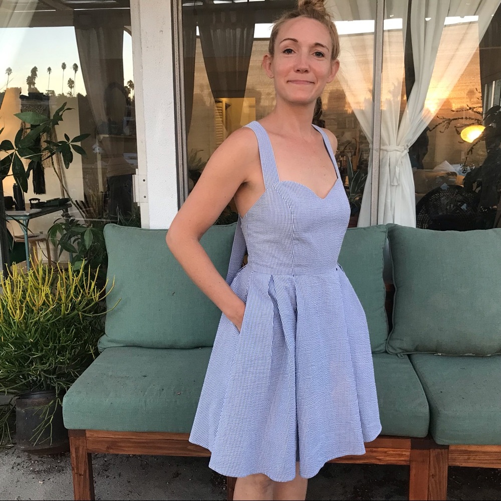 seersucker sundress